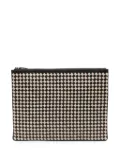 DRAGON DIFFUSION A4 leather clutch bag - Black