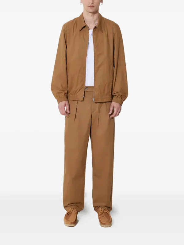 A.P.C. ジップアップ ジャケット | ブラウン | FARFETCH JP