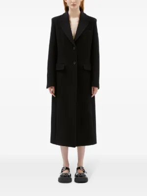 MSGM コート MSGM レオパード シングルコート | ブラウン | FARFETCH JP