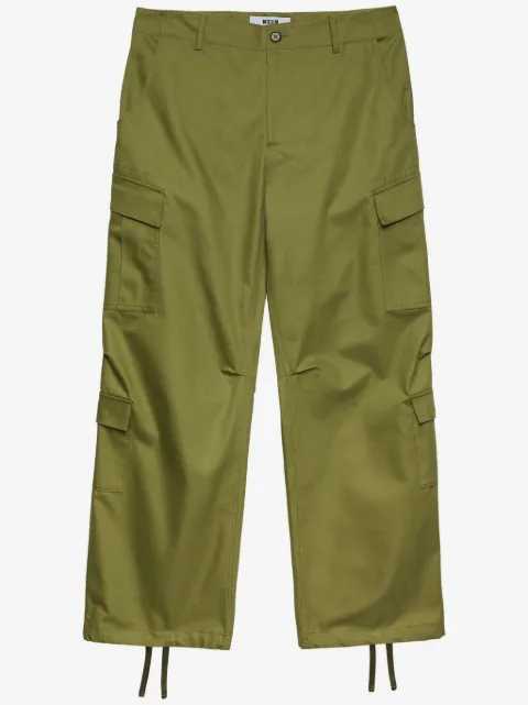 MSGM drawstring cargo trousers