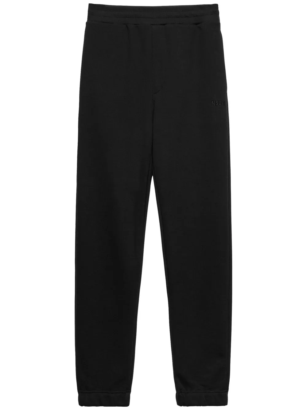 MSGM pantalon de jogging à logo brodé | noir | Image 1