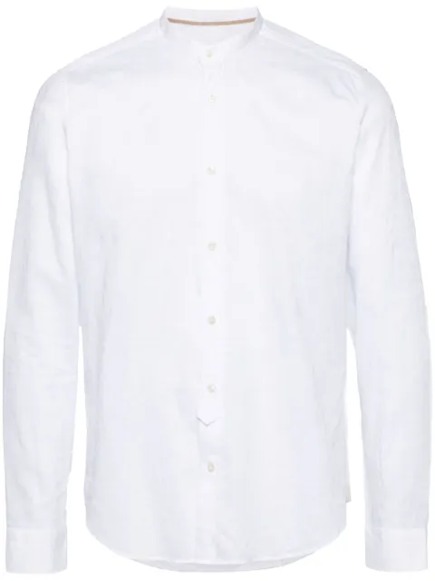 Tintoria Mattei band-collar cotton shirt