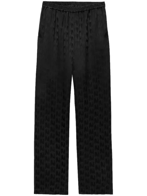 MSGM Calça reta com cós elástico