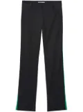 MSGM side-zip straight trousers - Black