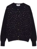 MSGM crystal-embellished cardigan - Black