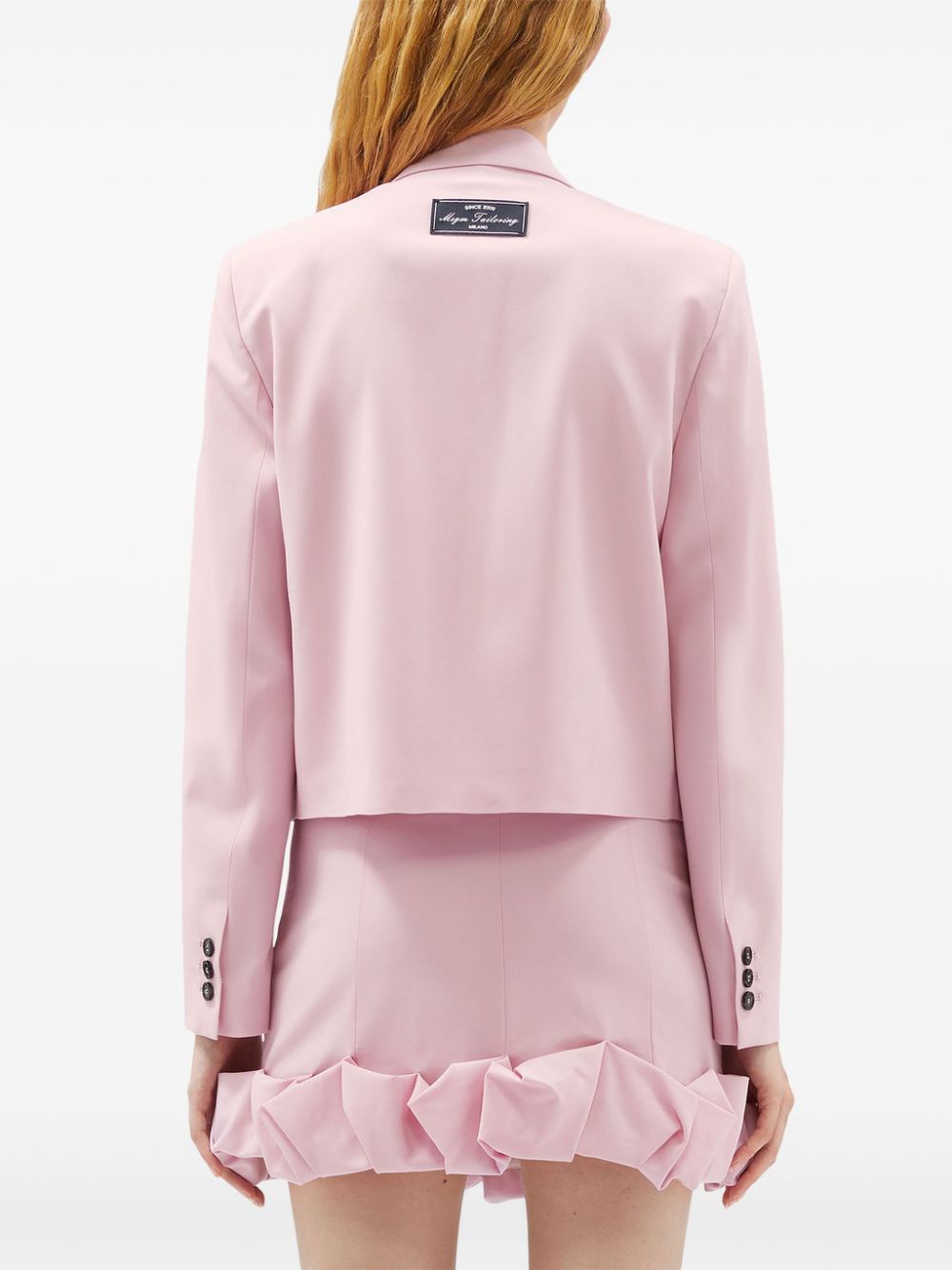 MSGM Cropped blazer Roze