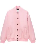 MSGM graphic-print puffer jacket - Pink