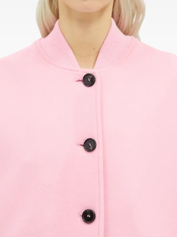 MSGM グラフィック パデッドジャケット | ピンク | FARFETCH JP