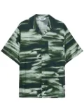 MSGM abstract-pattern shirt - Green