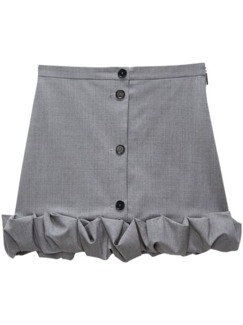 MSGM ruffle-hem mini skirt