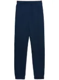 MSGM embroidered-logo track pants - Blue