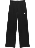 MSGM logo patch jogging trousers - Black