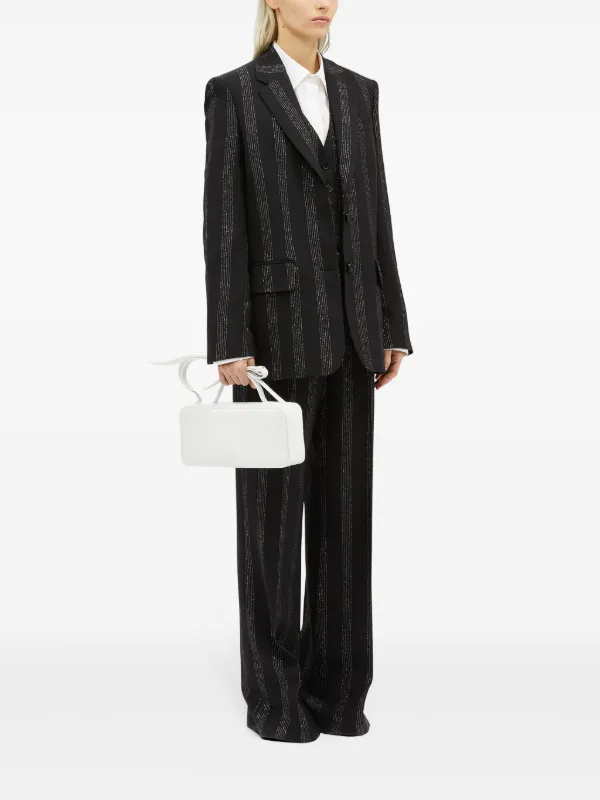 MSGM ストライプ シングルジャケット | ブラック | FARFETCH JP
