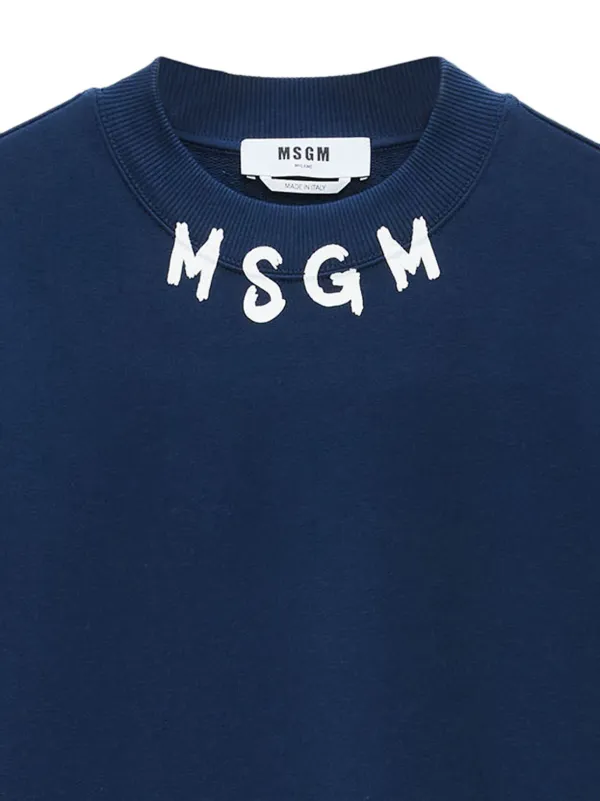 MSGM スウェットシャツ XS 青 MSGM スウェットシャツ XS 青 MSGM(エムエスジーエム