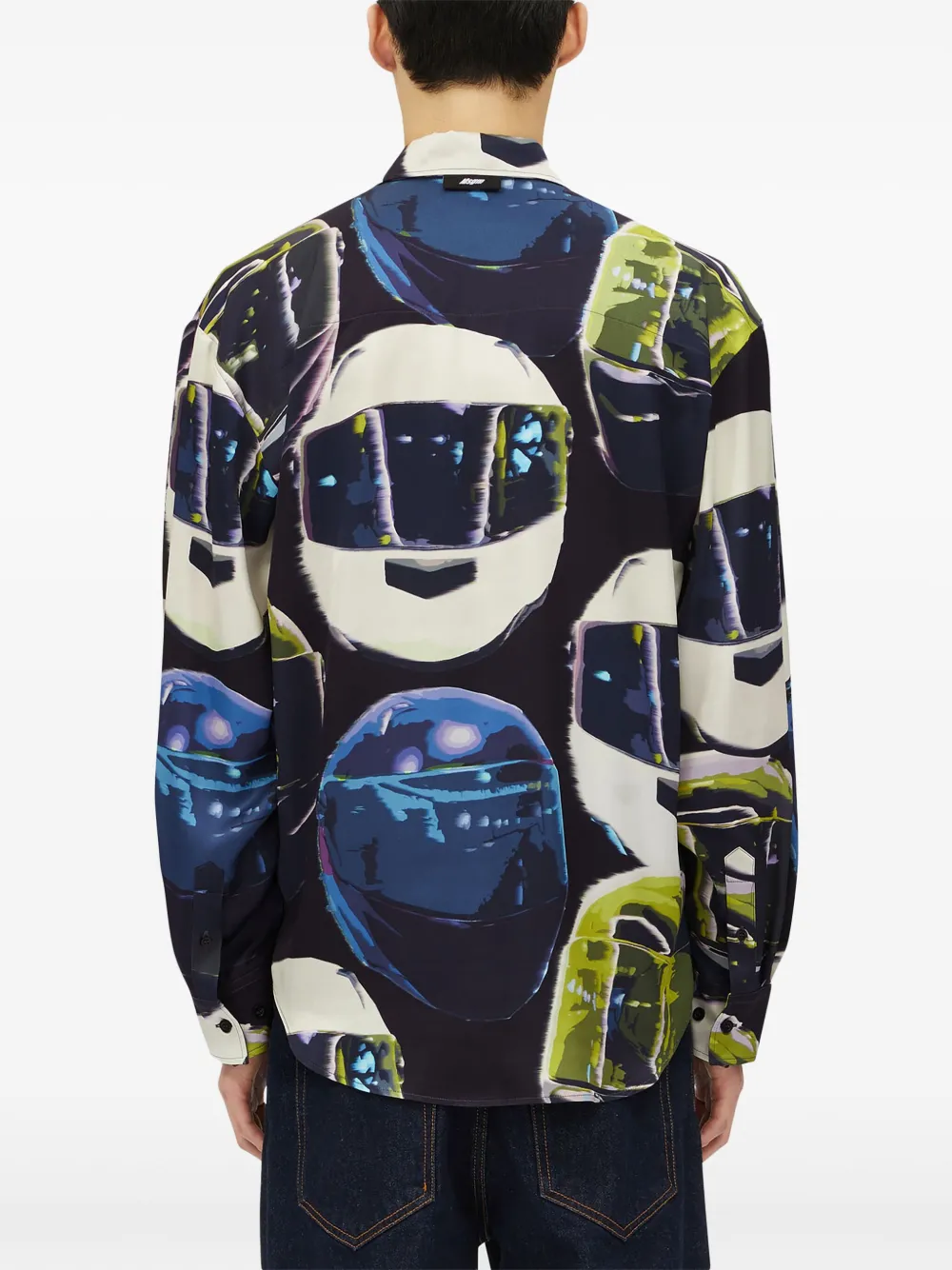 MSGM Overhemd met print Zwart