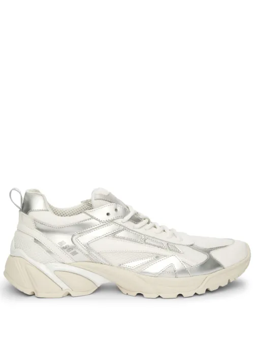 Baskets Vulcano à effet usé - MSGM - Modalova