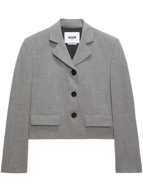 MSGM veste à coupe crop