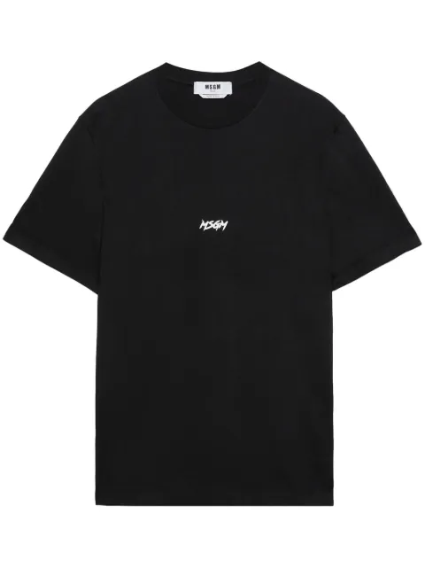 MSGM Dream Logo T-Shirt Black Scorpion 2024 Graphic Small