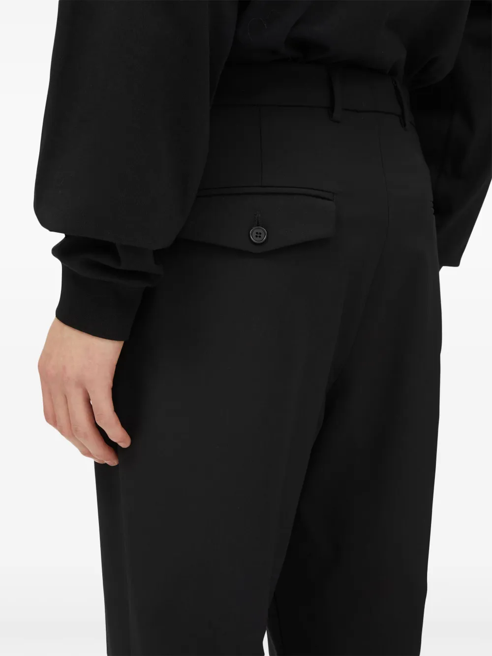 MSGM Pantalon met toelopende pijpen Zwart