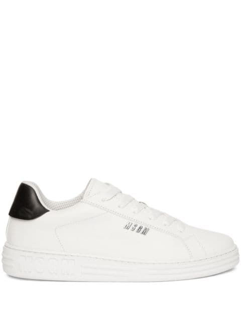 MSGM "Iconic" leather sneakers