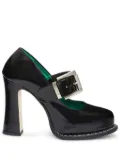 MSGM high-heel buckled pumps - Black