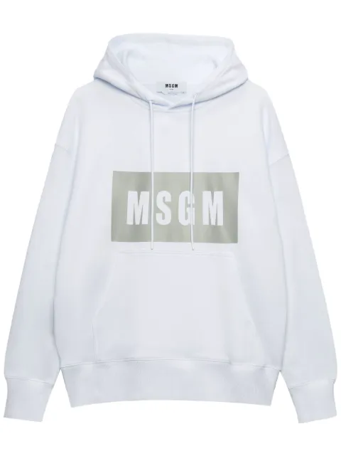 MSGM hoodie con logo estampado