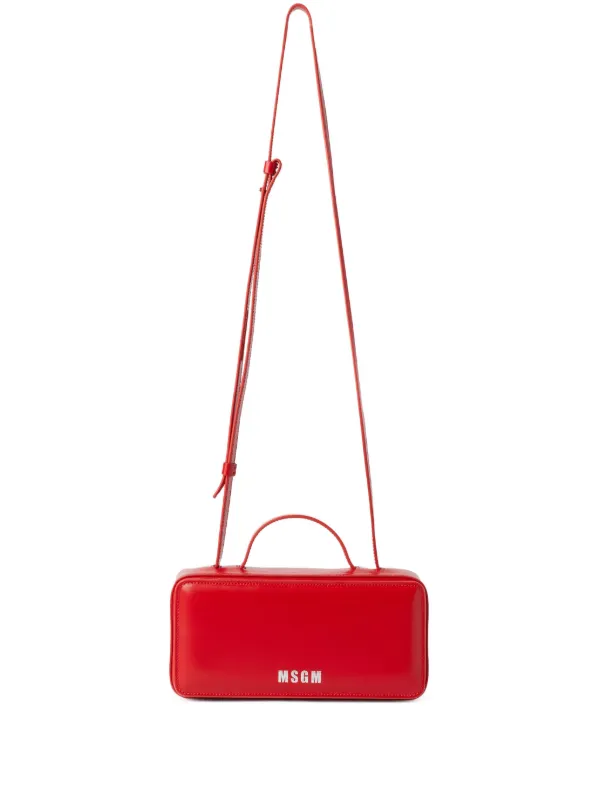 MSGM レザー トートバッグ MSGM レザー トートバッグ | レッド | FARFETCH JP