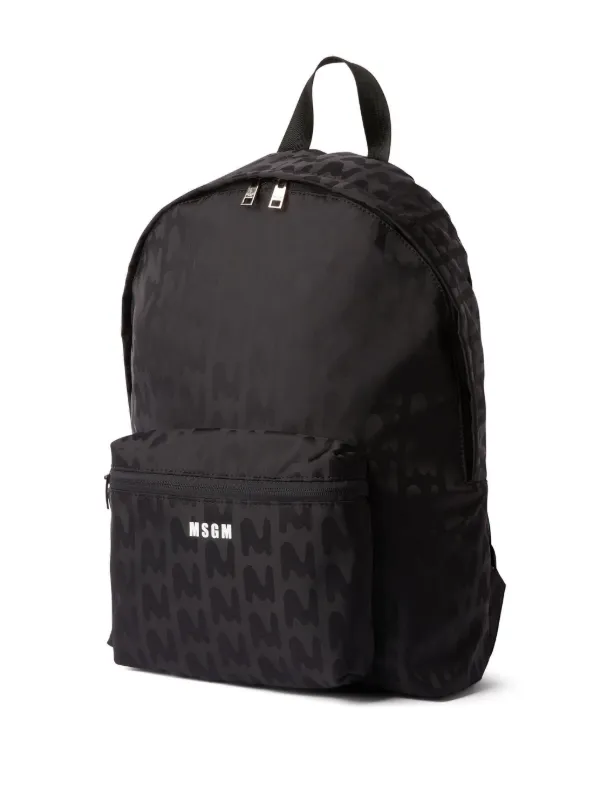 【関税込】MSGM ロゴ ナイロンバックパック セール】【NEW】MSGMロゴ ナイロンバックパック（バックパック