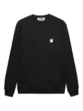 MSGM logo-patch sweatshirt - Black
