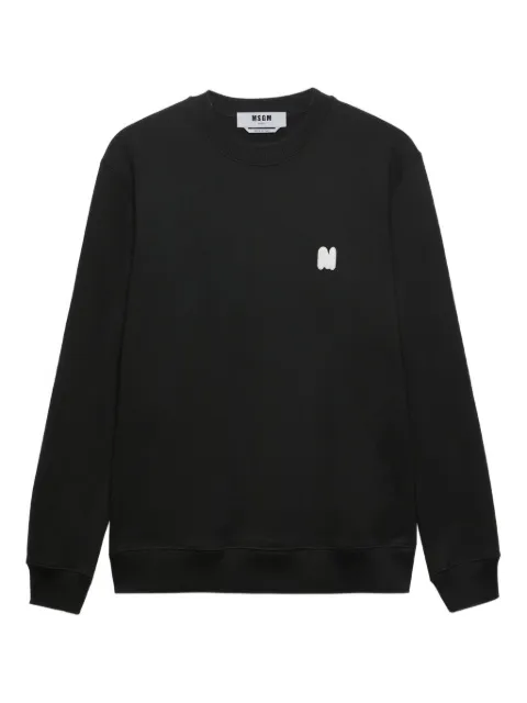 MSGM logo-patch sweatshirt