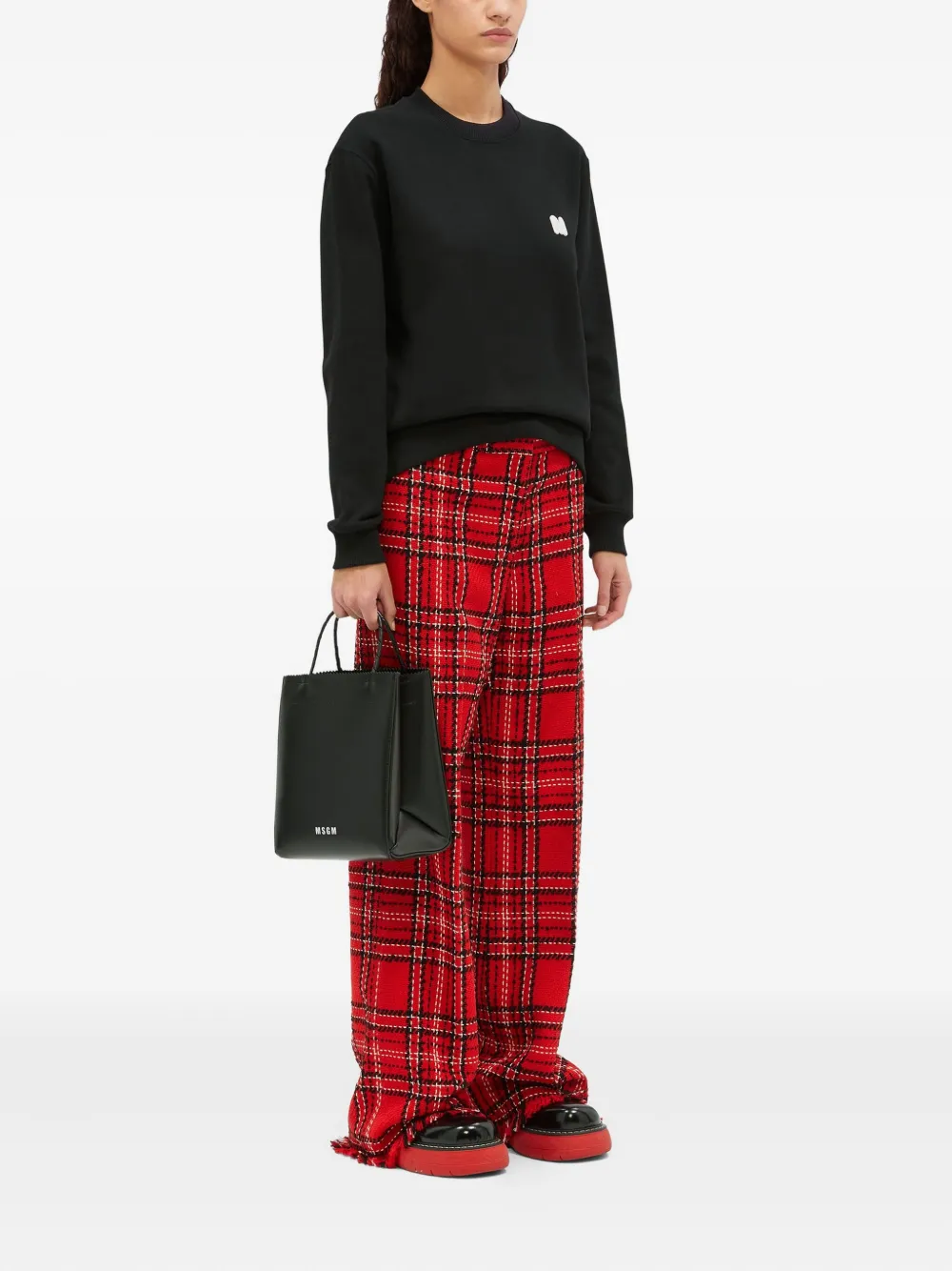 MSGM sudadera con parche del logo | Sudaderas | Image 2
