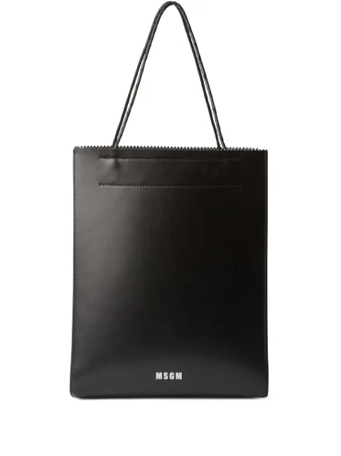MSGM tote con logo estampado