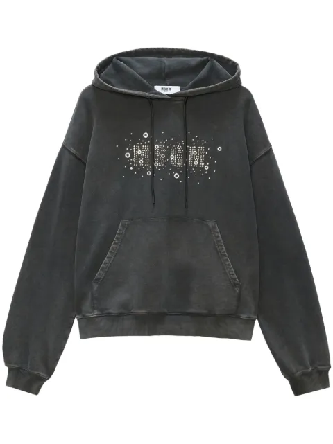 MSGM Hoodie mit Nieten