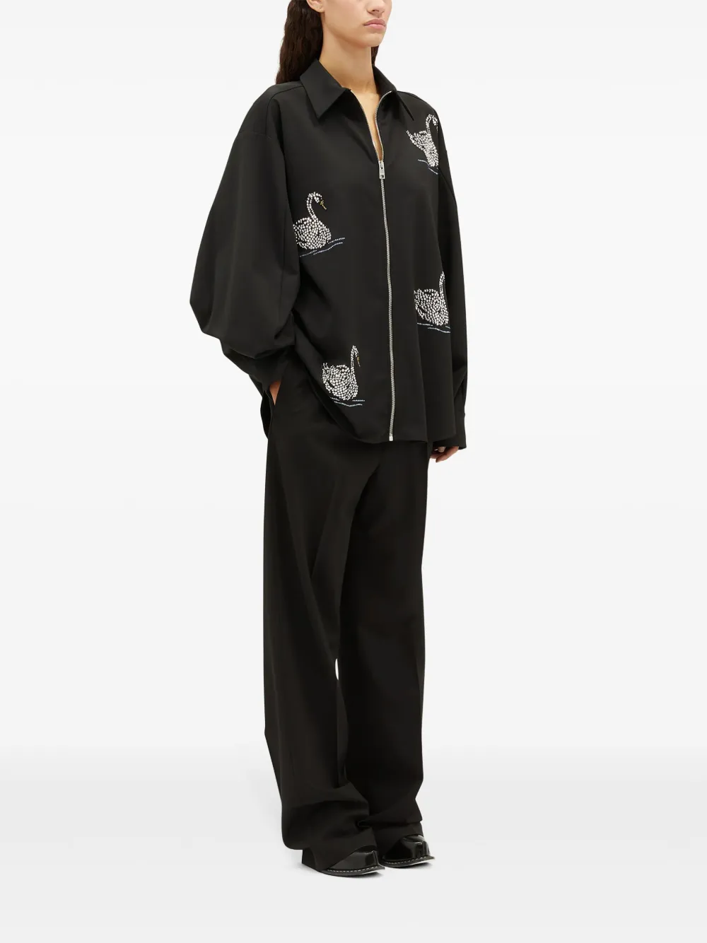 MSGM camisa con cierre y apliques | Camisas | Image 2