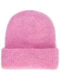 MSGM turn-up knitted beanie - Pink