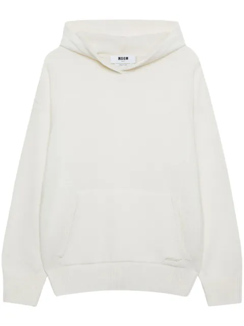 MSGM hoodie con logo bordado