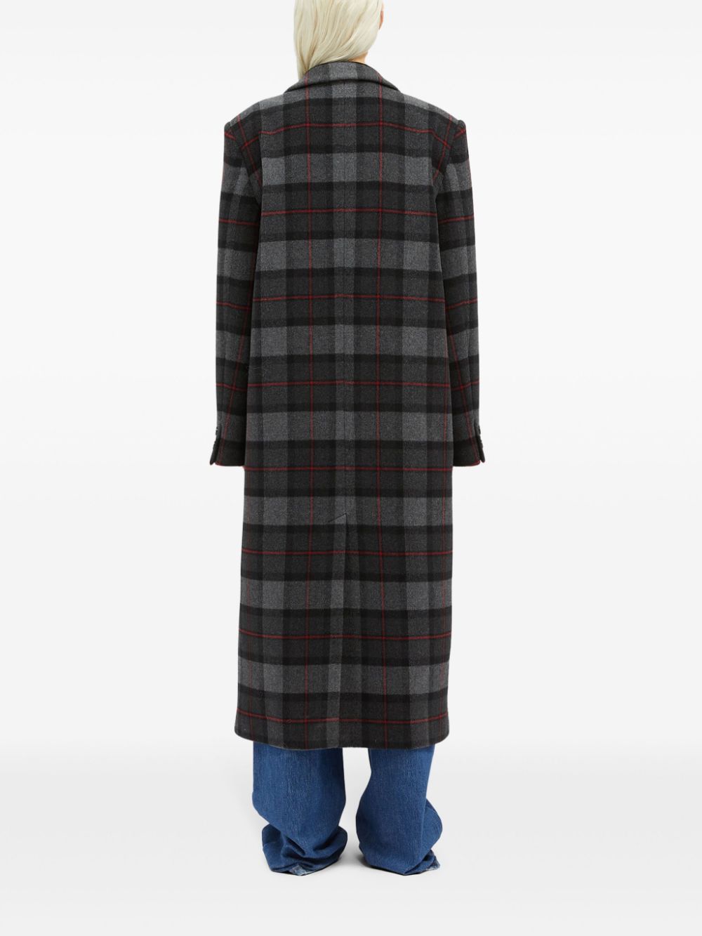 Affordable Marni checked double-breasted coat Women