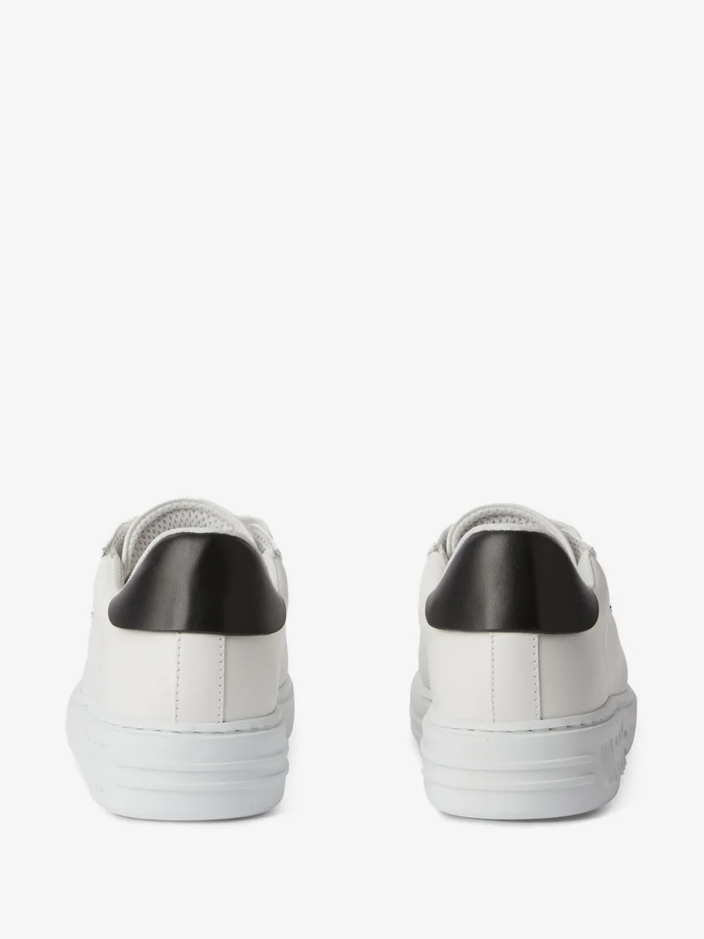 MSGM 로고 엠보스드 가죽 스니커즈