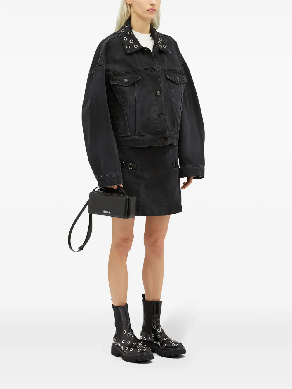 MSGM light wash jacket | Denim Jackets | Image 2