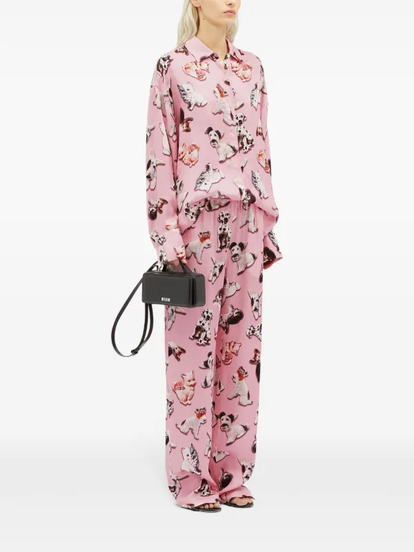 MSGM グラフィック シャツ | ホワイト | FARFETCH JP