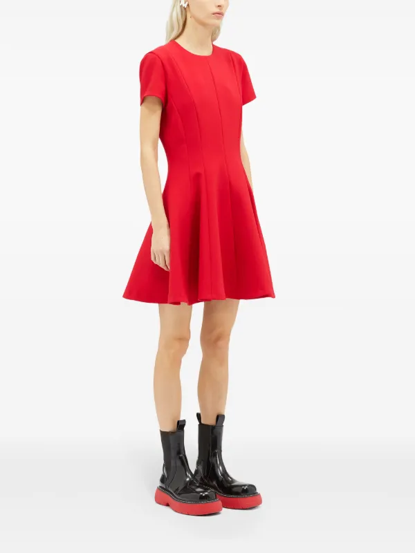 ワンピース MSGM Woman Dress Red 3842MDA30X257315 18 MSGM Flared Mini Dress | Red | FARFETCH JO