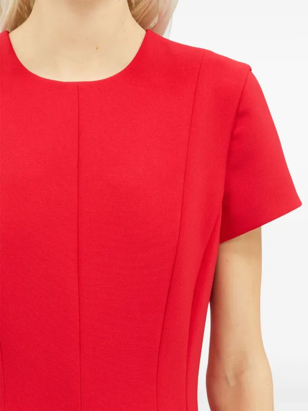 ワンピース MSGM Woman Dress Red 3841MDA30257115 18 MSGM Flared Mini Dress | Red | FARFETCH JO