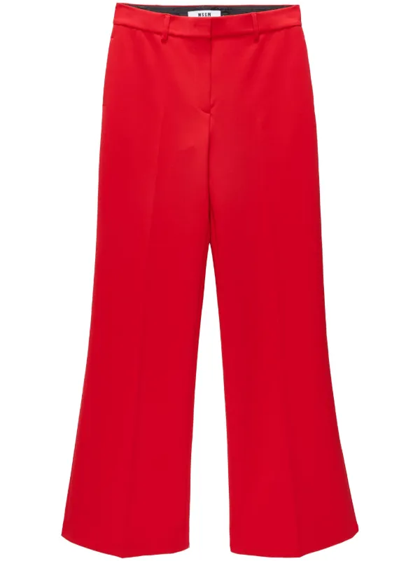 パンツ MSGM Woman Pants Red 3841MDP17257106 18 Pants and shorts for women: casual, fashion - MSGM Official