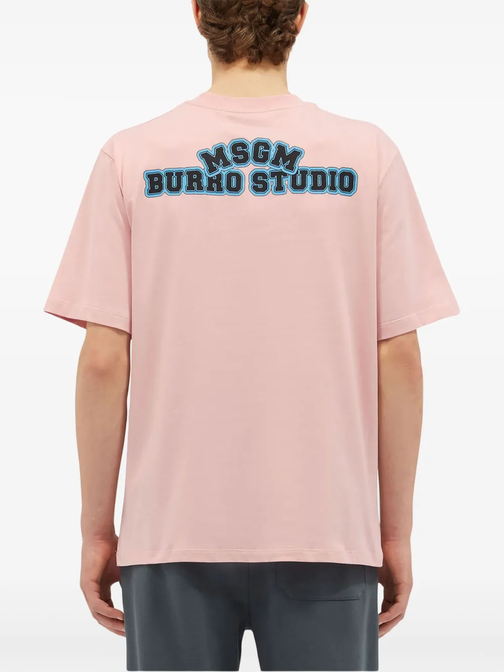MSGM T-shirt met tekst Roze