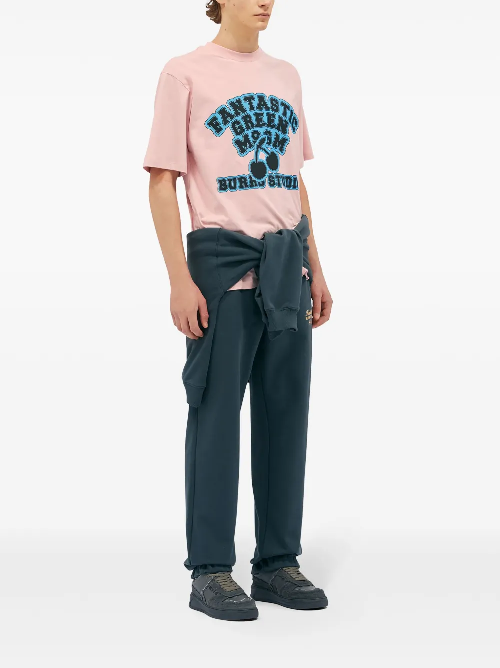 MSGM T-shirt met tekst Roze