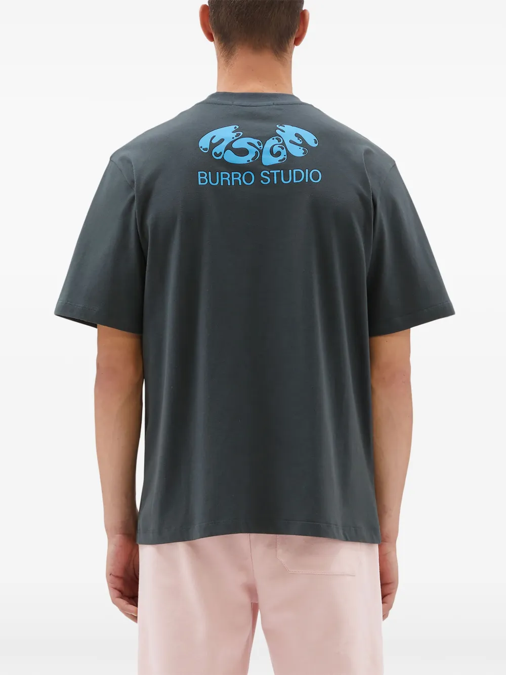 MSGM T-shirt met print Grijs