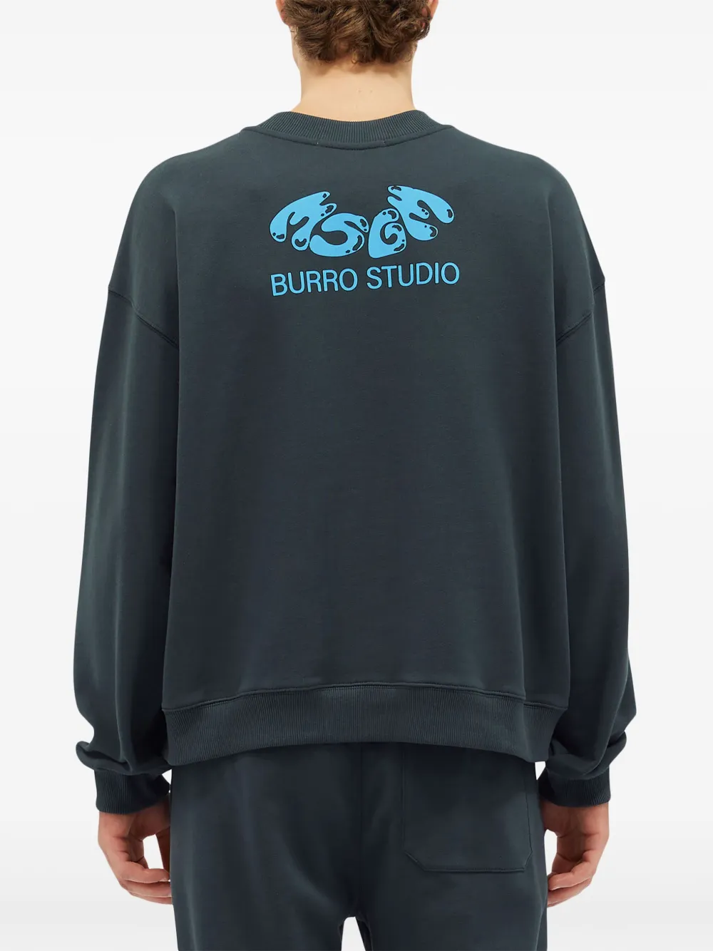 MSGM Sweater met print Grijs