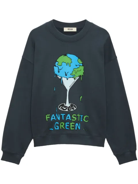 MSGM Moletom com estampa gráfica