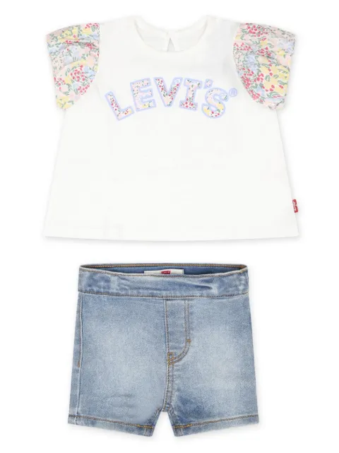 Levi's Kids Bermuda jeans cintura média