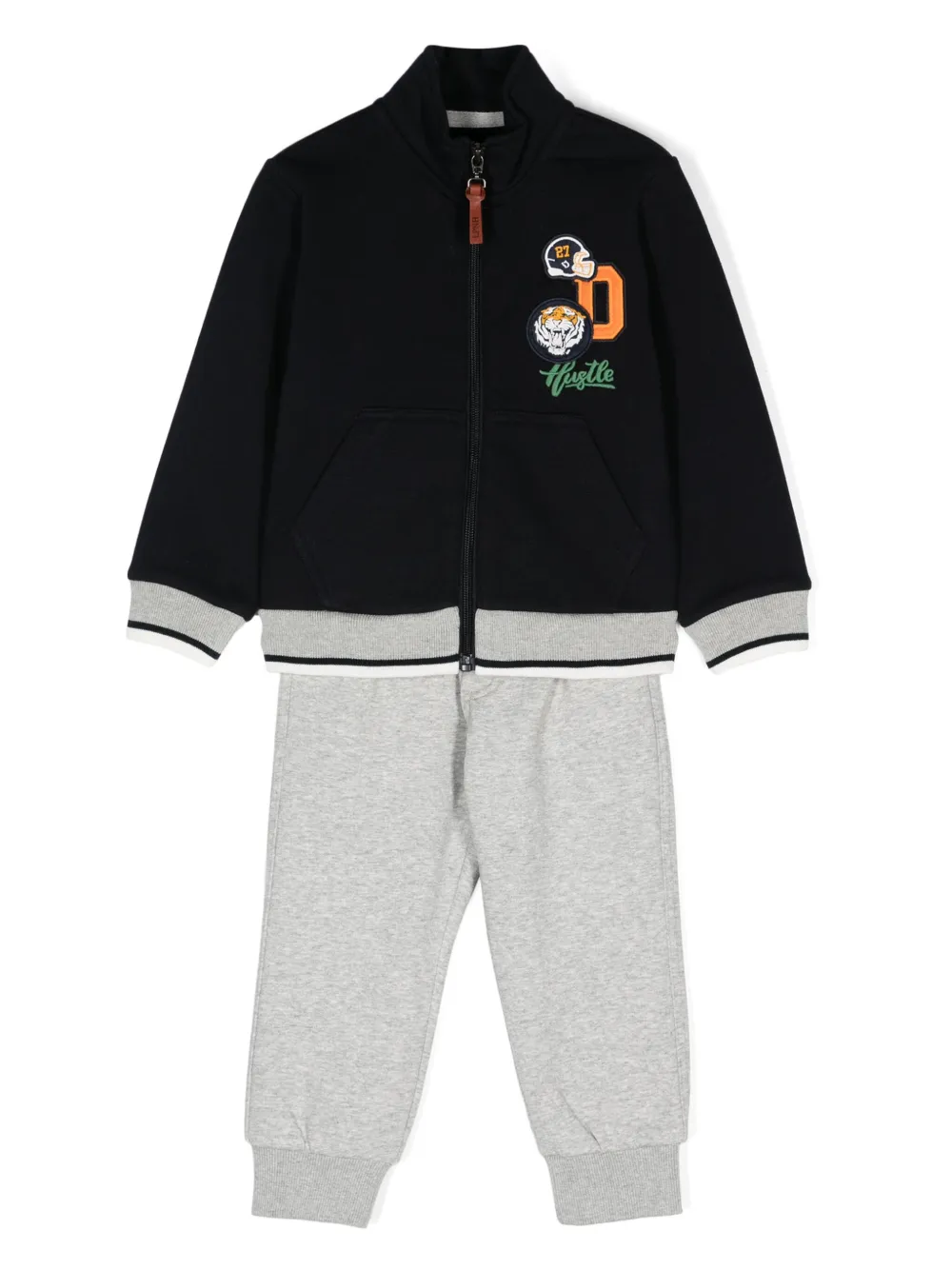 Lapin House embroidered-patch tracksuit set | Blue | Image 1